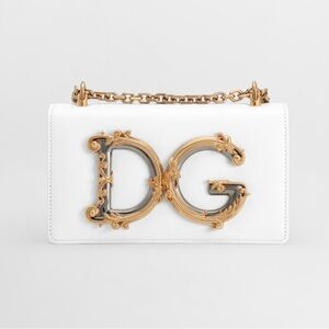 Dolce & Gabbana Calfskin DG Girls Phone Bag